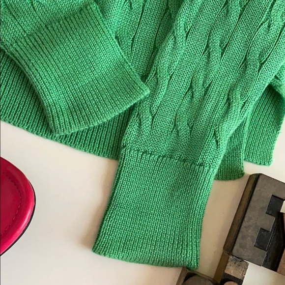 🏇LAUREN RALPH LAUREN Cotton Cable Knit Sweater - Picture 8 of 8